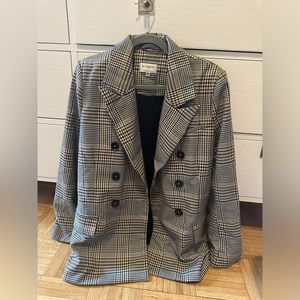 Plaid blazer